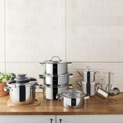 Asterion 17 Parça Çelik Çeyiz Seti