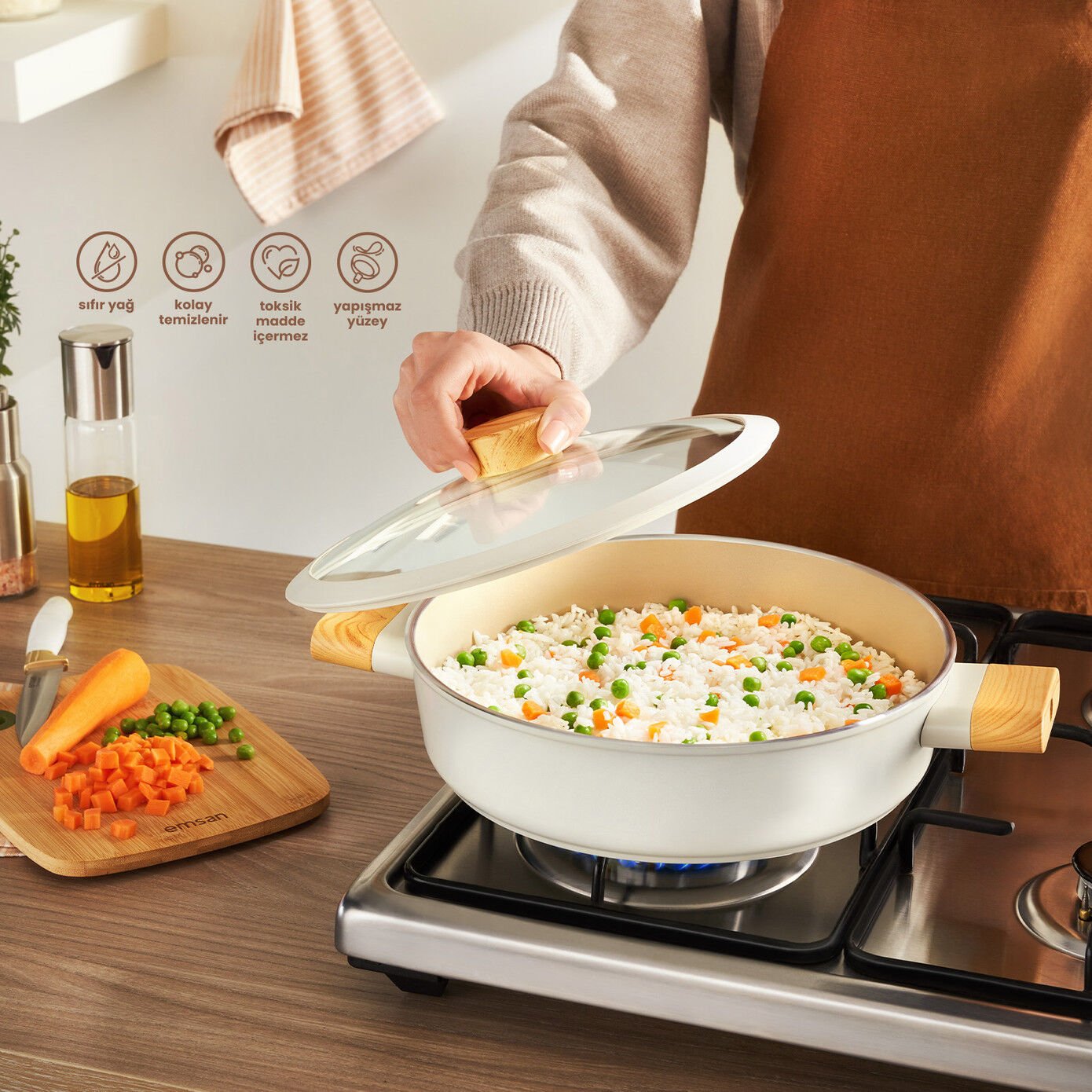 Swiss Crystal Karnıyarık Tenceresi 22 cm