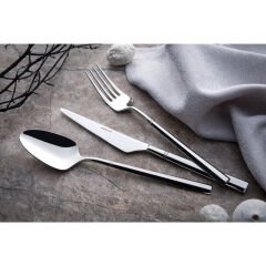 Premium Penta 84 Parça 12 Kişilik Çatal Kaşık Bıçak Seti Lüks Kutulu