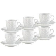 İstinye 6 Kişilik Kahve Fincan Takımı 90 ml
