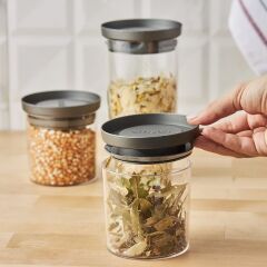 Arya 3'lü Küçük Saklama Kabı Gri