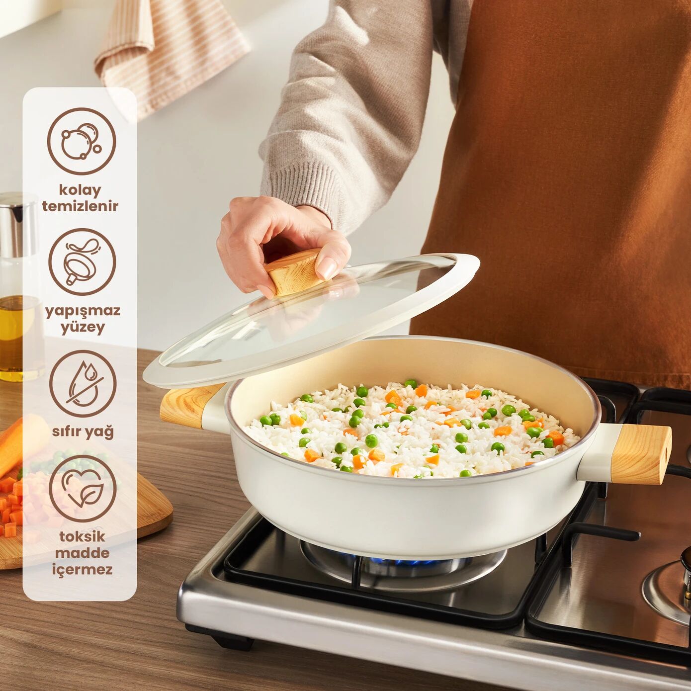 Swiss Crystal Karnıyarık Tenceresi 30 cm