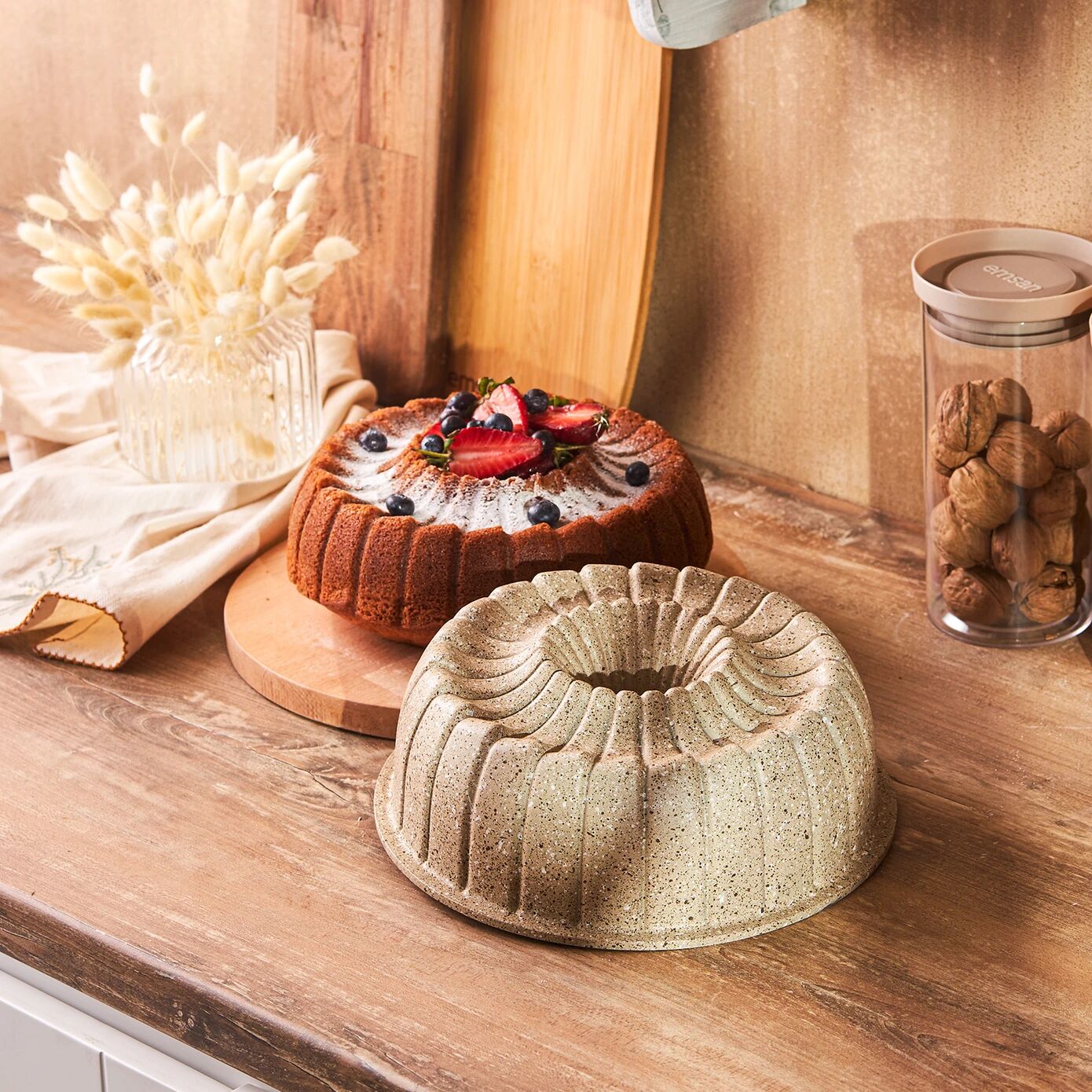 Mısra Kek Kalıbı Ekru