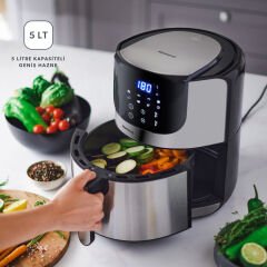 Airfryday 2502h 8 Farklı Program, Dokunmatik Ekran, 5l Airfryer
