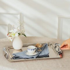 Merina Çay Tepsisi Platin