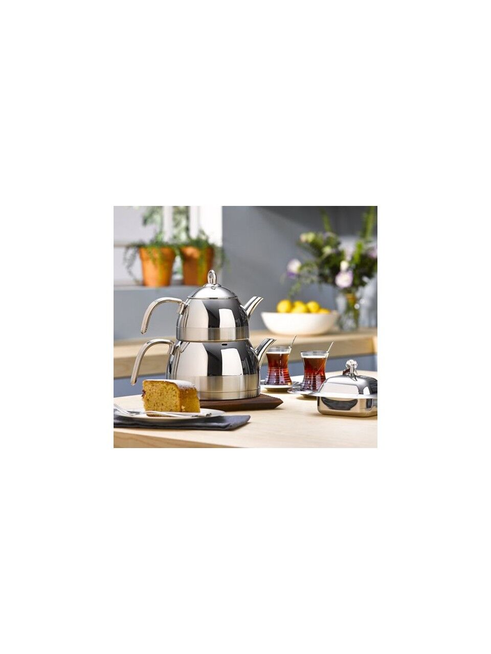 Aragon Mini Paslanmaz Çelik Çaydanlık