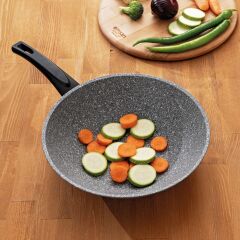 Titanium Granit Wok Tava 28 cm