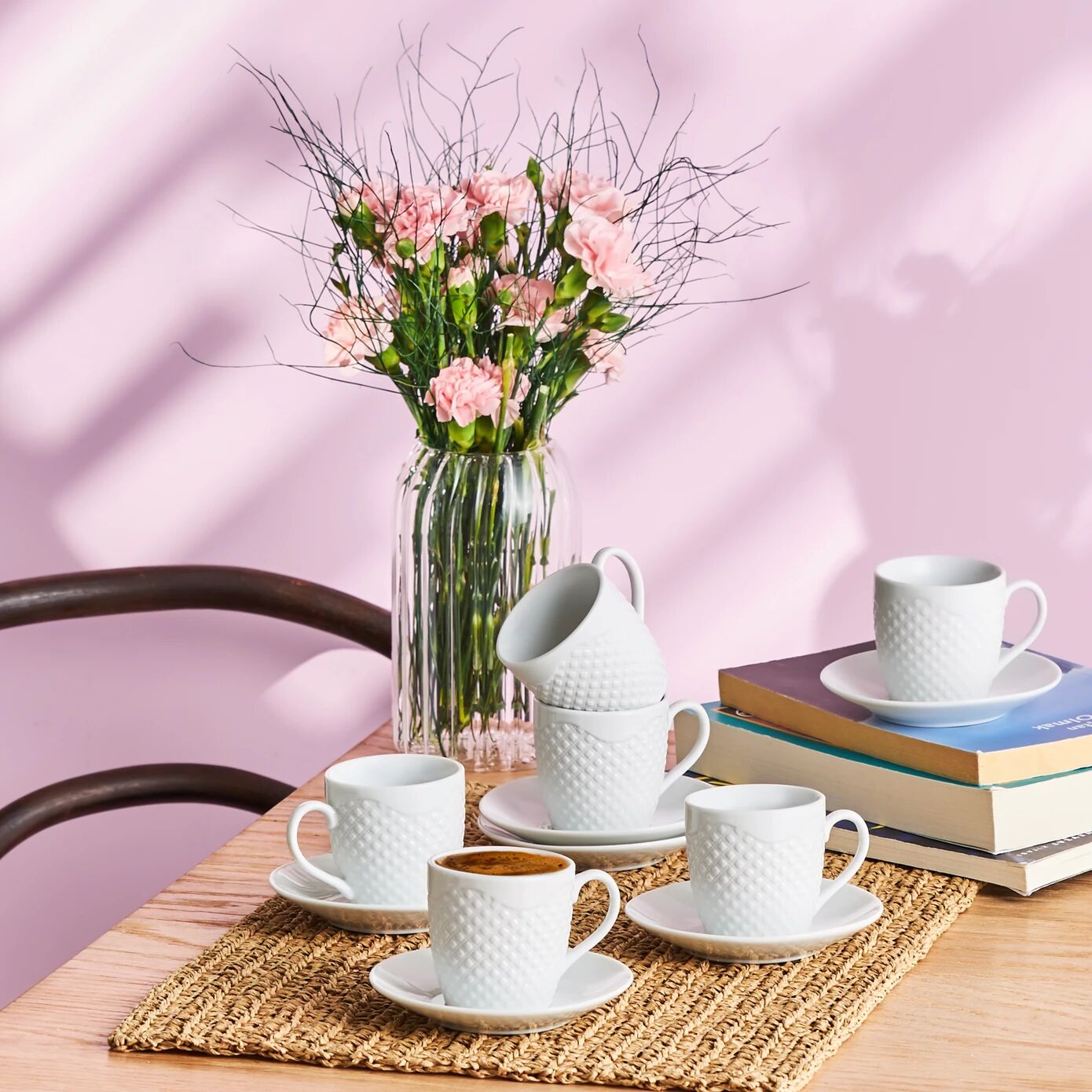 Kuzguncuk 6 Kişilik Kahve Fincan Takımı 90 ml